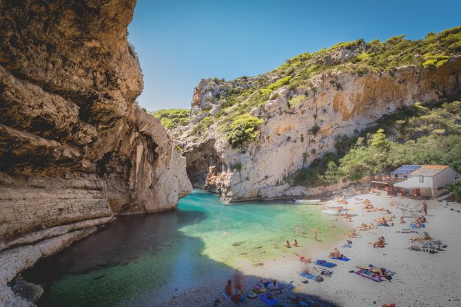 Adventurous Blue and Green Cave group tour - Speedboat day trips from Hvar, minus the big-boat headache