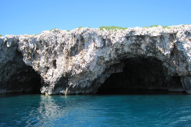 Adventurous Blue and Green Cave group tour - Green Cave stop: swimming, snorkeling, and what the official guide part means
