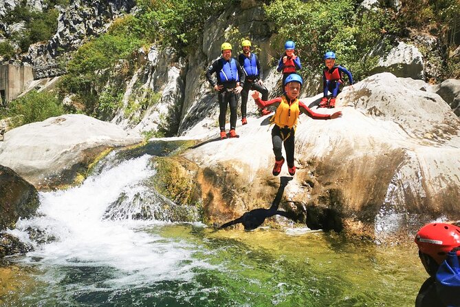 Basic Canyoning on Cetina River from Split or Zadvarje - Stop 2: Velika Gubavica, the 50 m waterfall plus swim time