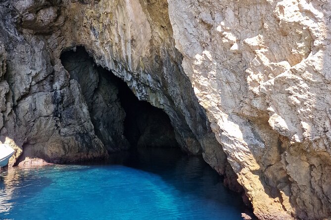 BLUE CAVE & 5 islands tour from Hvar - Stiniva Cove: a collapsed sea cave you swim into