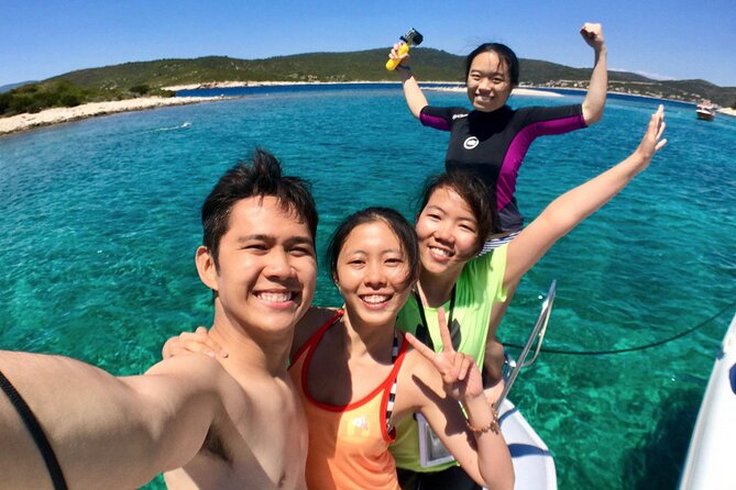 Blue Cave and Hvar 5 Islands full-day Speedboat Tour from Split - Budikovac Lagoon and snorkeling: the practical swim-and-snap stop