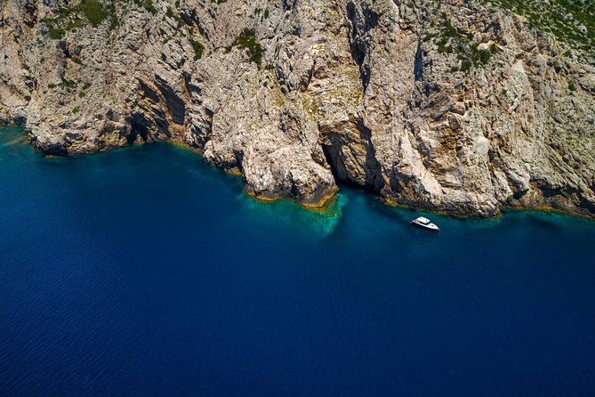 Blue Cave, Hvar and Five islands - Small-Group Tour From Split - Stop 5, Green Cave in low season: when it appears on the route