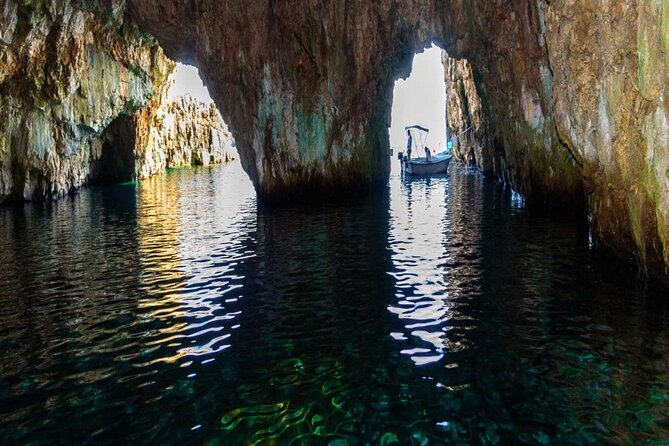 Blue & Green Cave Vis Island and Pakleni Islands Private Day Trip from Hvar - Green Cave at Ravnik: Quick Timing, Two Ways to Experience It