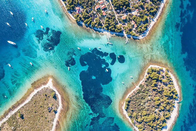 Blue Lagoon & 3 Islands Private Boat Tour - Blue Lagoon and Krknjasi Bay: snorkeling, swimming, and included drinks