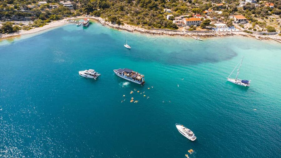 Blue Lagoon & Islands Day Cruise from Split with Lunch - Maslinica on Šolta: Village Stroll, Beach Time, and Easy Pace