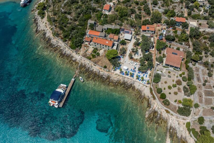 Blue Lagoon & Islands Day Cruise from Split with Lunch - Drvenik Blue Lagoon and the Dolphin-Spotting Finish
