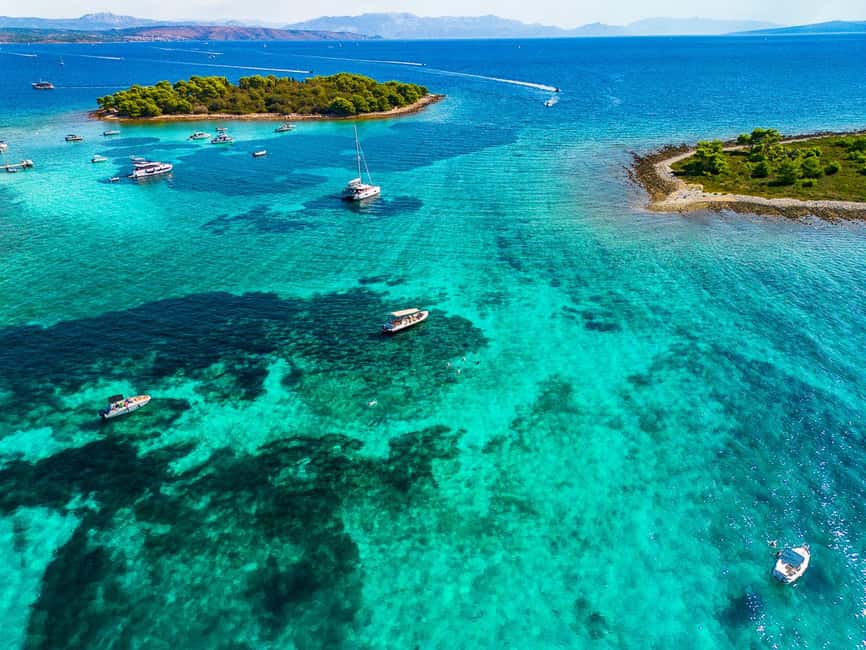 Blue Lagoon & Šolta Small-Group Boat Tour from Split - Veliki Drvenik Blue Lagoon: Your First Hour in Turquoise Water