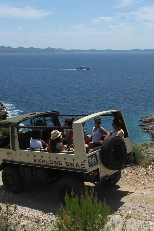 Brač: Island Exploration Tour by Four-Wheel Drive Jeep - The wild south route: Trolokve, three cattle watering lakes, and real off-road time
