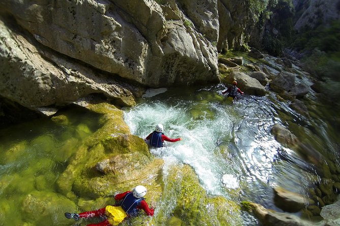 Canyoning basic on Cetina river from Omiš - The quiet power finish near Kraljevac