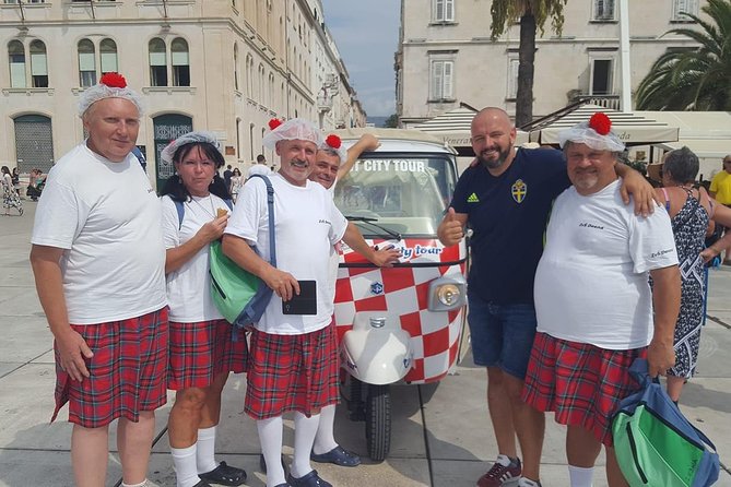 Classic Tuk Tuk City Tour Split - The big monuments and seaside finishes: theaters, fortresses, and final swims