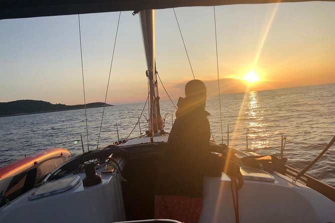 Experience Romantic Sunset Sailing on a modern 36ft (11m) sail yacht | Hvar - Meeting at Hvar’s Port: Find the Boat Near the Green Lighthouse
