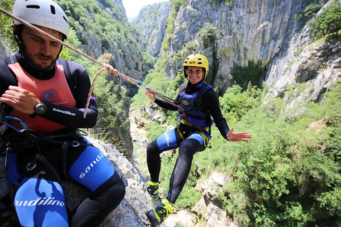 Extreme Canyoning on Cetina River from Split or Zadvarje - The Vertical Game, Great Gubavica and the Big Rappels