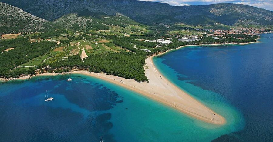 From Brač: Panoramic Flight over Brač, Hvar, Šolta, & Split - Vrboska, Jelsa, Starigrad, and Tvrdalj: The Little Details You Cannot Guess