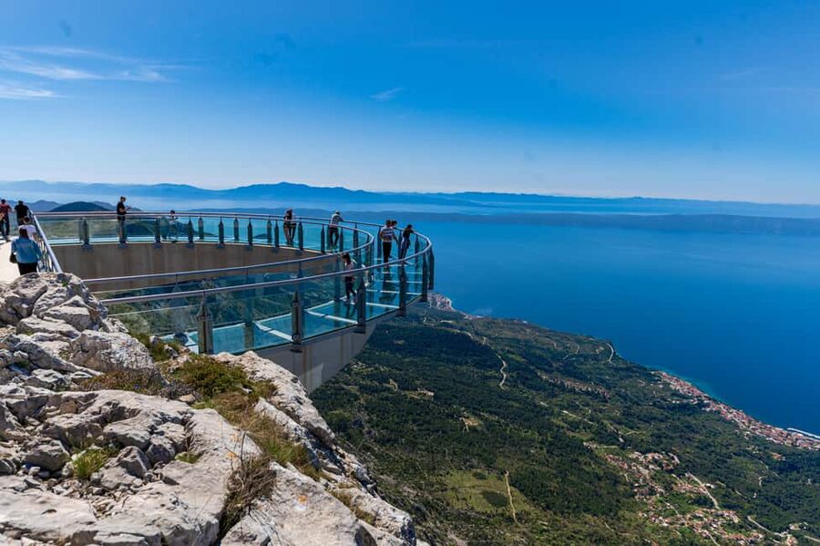 From Makarska: Biokovo Skywalk Entry Ticket with Transfers - Your 30 Minutes on the Skywalk Platform