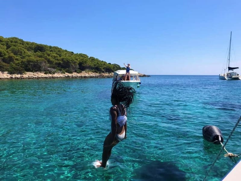 From Milna or Supetar: Magical Blue Cave Island Hopping - Hvar free time: town wandering after the water stops
