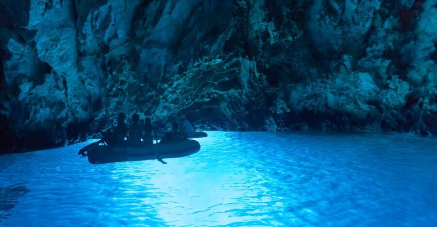 From Omis: Blue Cave & 5 Island Speedboat Tour - Hvar old town and the fortress stairs: the land portion that earns its time