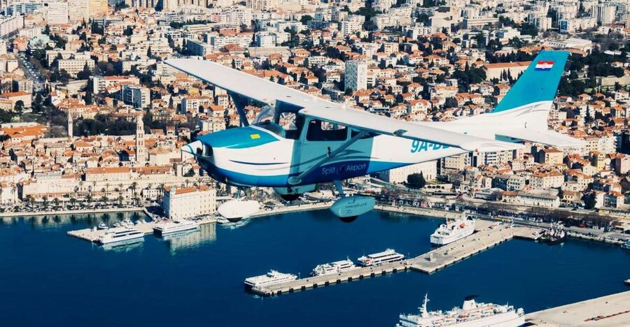 From Sinj: Panoramic Flight over Split - Key highlights you will actually care about