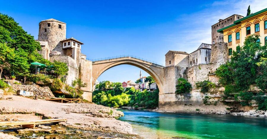 From Split and Trogir: Mostar Tour with Kravica Waterfalls - Border crossing, cash-only fees, and keeping the day on track
