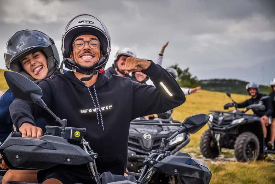 From Split: ATV Dinara Mountain Tour with Picnic - The final push through Hrvace and back to Rumin