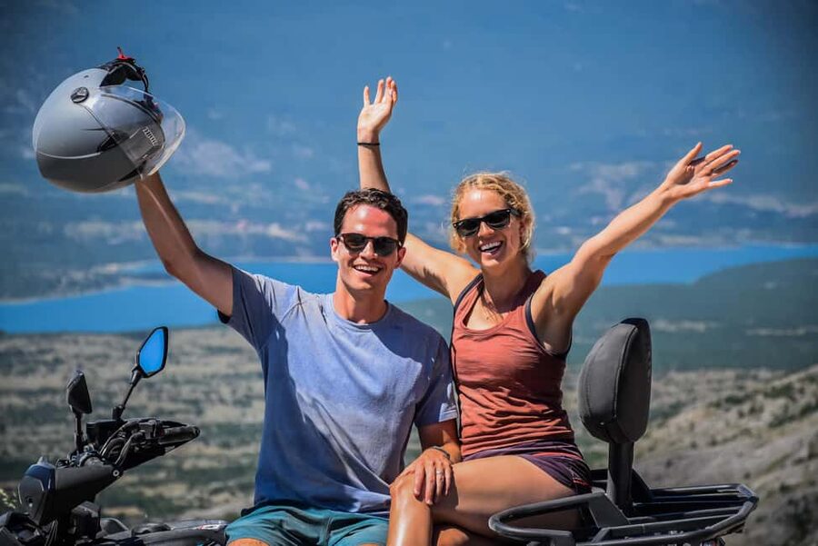 From Split: ATV Dinara Mountain Tour with Picnic - The Cetina riverside picnic: cheese, sausages, bread, and 4 honey types