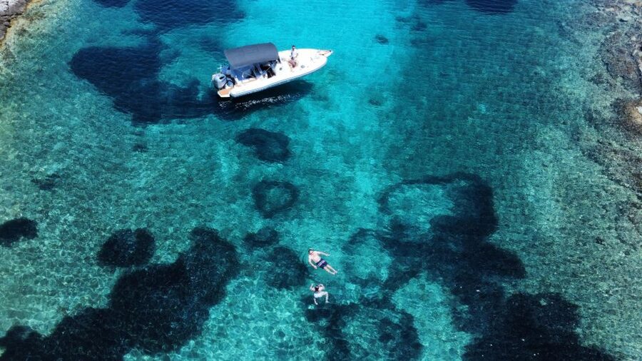From Split: Blue Lagoon & Trogir Boat Trip with Snorkeling - From Split to Trogir, a UNESCO Island Town in Half a Day