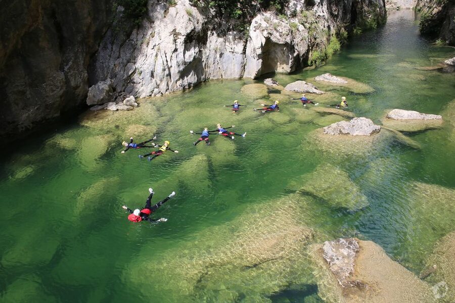 From Split: Canyoning on the Cetina River - The Descent: Cliffs, Boulders, Caves, and a Louder River