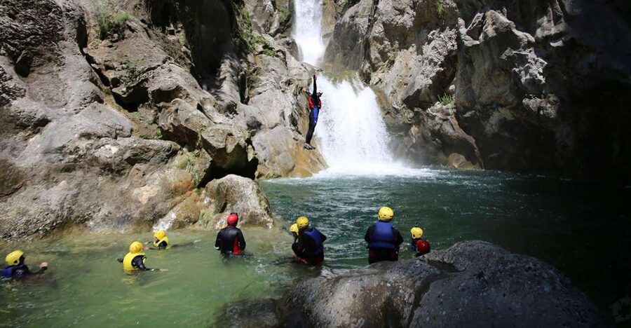 From Split: Canyoning on the Cetina River - Inside the Cetina Canyon: Rapids, Tunnels, and Technique