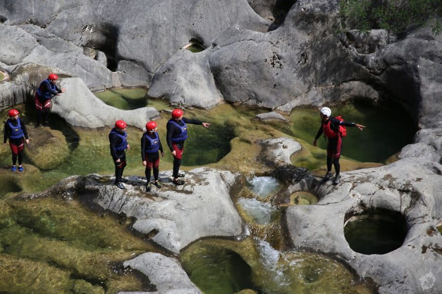 From Split: Canyoning on the Cetina River - Swim Stops and Rock Jump Options, Guided and Optional