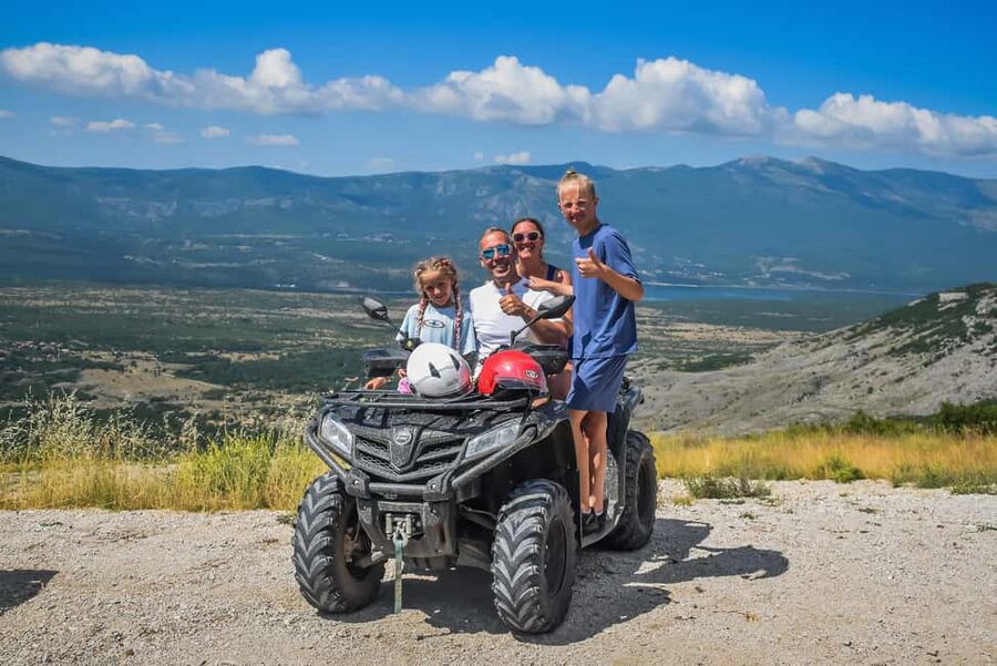 From Split: Cetina Family Quad Tour with Picnic - The quad setup: automatic riding, real safety, and guide attention