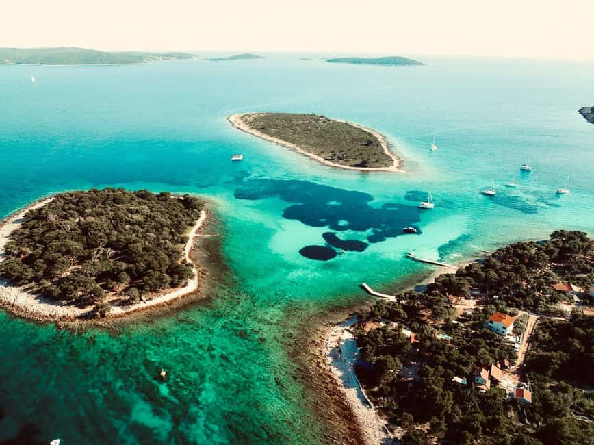 From Split: Half-day Trogir Tour & Speedboat to Blue Lagoon - Blue Lagoon at Drvenik Veli: swimming time with real payoff