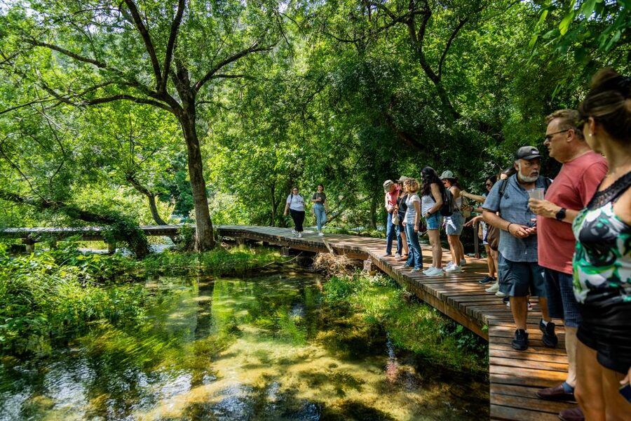 From Split: Krka Waterfalls Cruise & Trogir Walking Tour - Krka National Park: trails at your pace, then Skradisnki Buk cascades