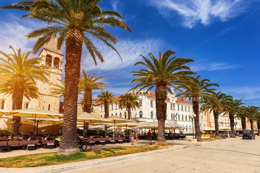 From Split: Krka Waterfalls Cruise & Trogir Walking Tour - The panoramic boat ride: canyon views and an easy way to reset