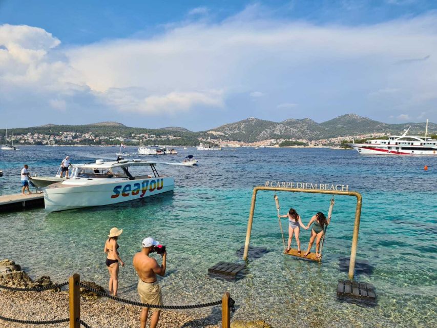 From Split: Luxury Cabin Boat Tour to The Blue Cave and Hvar - Snorkeling in the Blue Lagoon Near Budikovac
