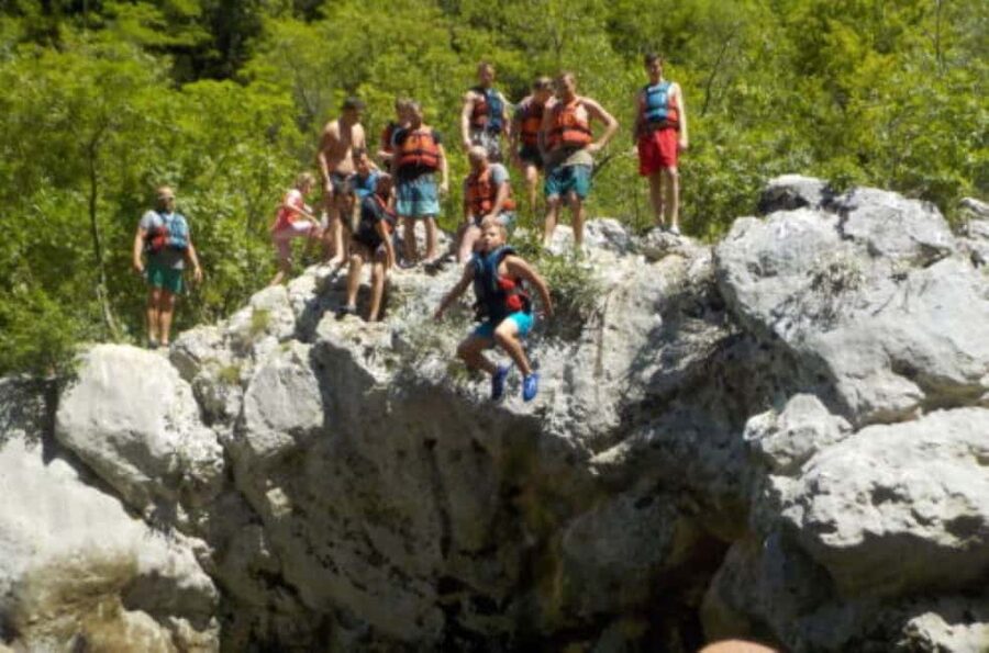 From Split or Trogir: Cetina River Rafting with Transfer - On the water: paddling the Cetina, waterfalls, and the 12 km to Radmanove Mlinice