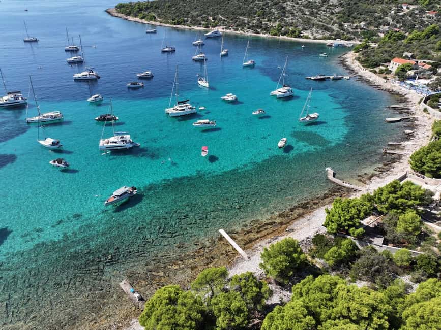 From Split or Trogir: Trogir and Blue Lagoon Half-Day Trip - Blue Lagoon swim break: how to make the 75 minutes count