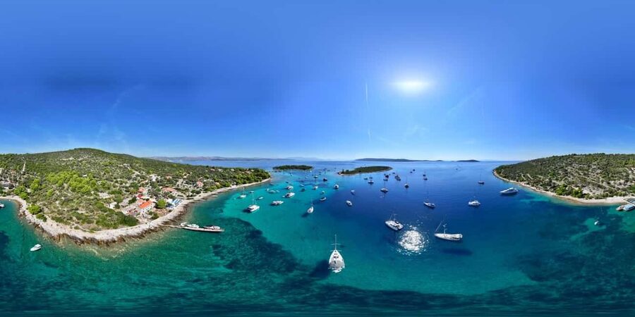 From Split or Trogir: Trogir and Blue Lagoon Half-Day Trip - Maslinica on Šolta: the calmer end of the day