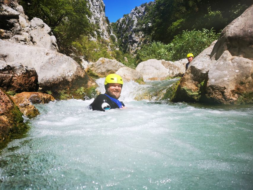 From Split or Zadvarje: Cetina River Canyoning - The canyon walk-and-float sequence, what the route feels like