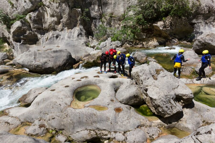 From Split or Zadvarje: Cetina River Canyoning - Price and value: $58 for equipment, guides, and a guided safety system