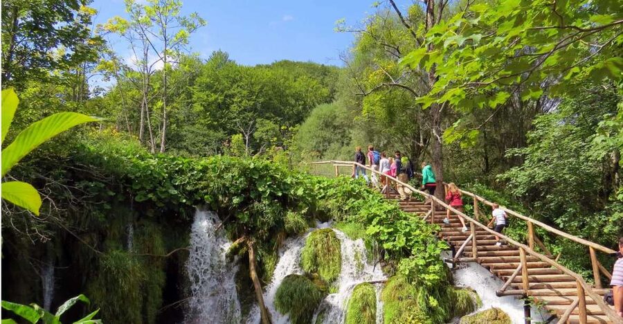From Split: Plitvice Lakes Full-Day Trip - Great Waterfall and the limestone canyon: The moment that makes the trip