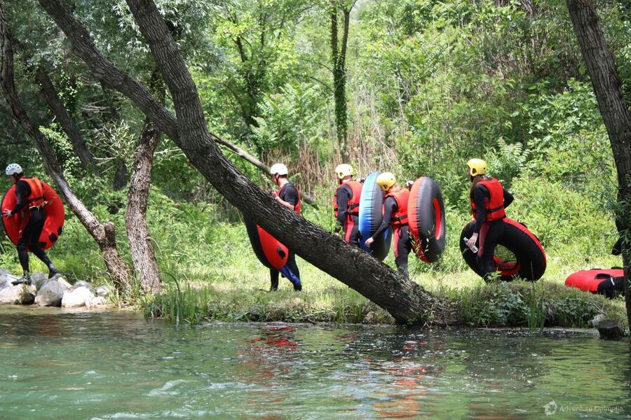 From Split: River Tubing on Cetina River - The swim stop: where the day turns from good to memorable