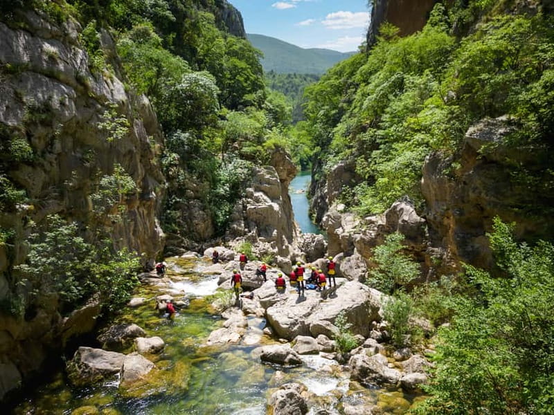 From Split/Šestanovac: Canyoning on Cetina River - Waterfalls, Slides, and Jumps From Real Height