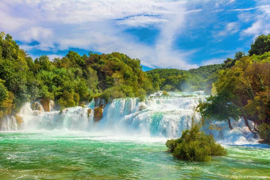From Split & Trogir: Krka Waterfalls and Primošten - Krka National Park and Skradinski Buk Waterfalls: The Main Event