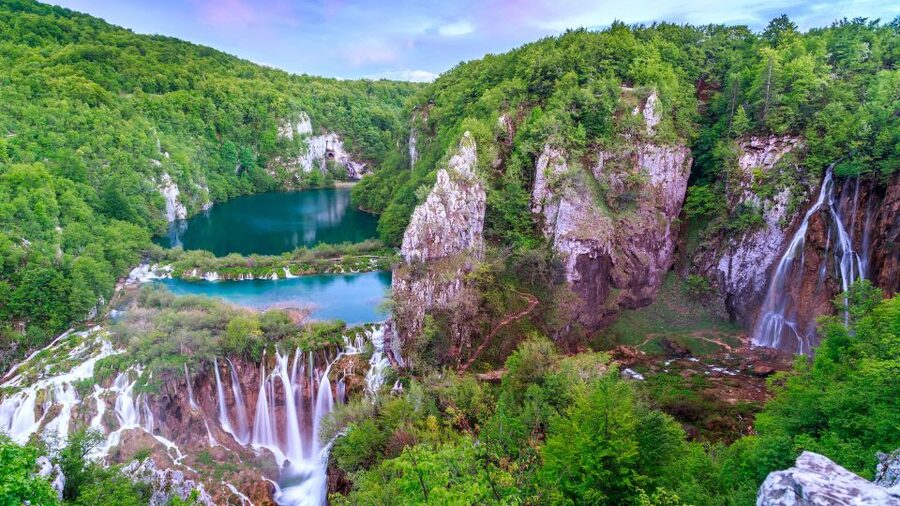From Split/Trogir/Omiš: Plitvice Lakes Guided Group Tour - Boat Ride and Panoramic Train: The Best Ways to Break Up the Park Day