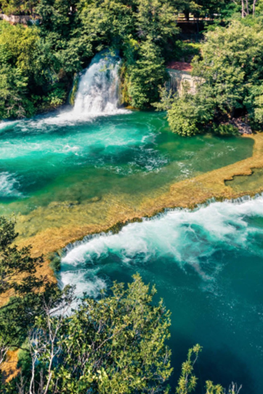 From Trogir, Seget & Okrug: Krka Waterfalls & Swimming - Small-group pickup and transport that reduces stress