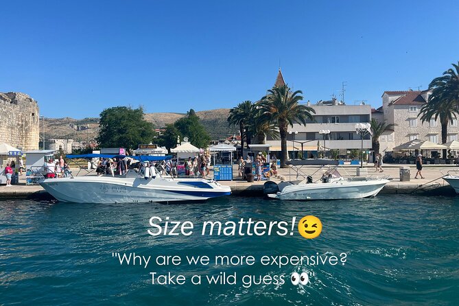 From Trogir & Split: Half Day Speedboat Tour with Blue Lagoon - Blue Lagoon and Krknjasi Bay: the swim and snorkel highlight