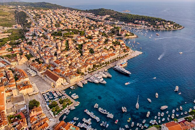 Full-Day Catamaran Cruise to Hvar & Pakleni Islands with Food and free Drinks - Hvar Old Town: Guided Orientation Plus Real Free Time