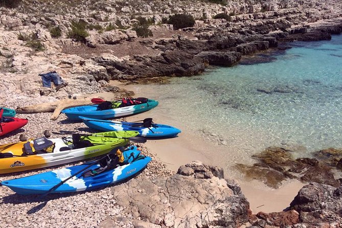 Guided kayaking tour to Pakleni islands - Kayak setup: the stable sit-on-top approach and why it matters