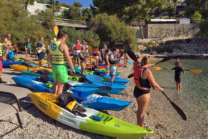 Guided kayaking tour to Pakleni islands - Snorkeling and swimming: masks included, spots chosen, stress kept low