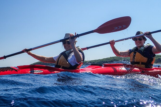 Half day Guided Sea Kayaking Activity in Hvar - Snorkeling with mask and snorkel, without turning it into a stunt