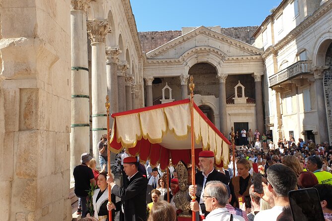 History & Cultural Walking Tour of Split and Diocletian's Palace - Stop 1: The Peristyle, your orientation center inside the palace
